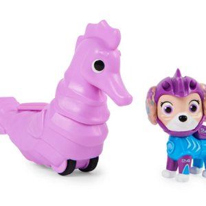 PAW Patrol, Aqua Pups Coral and Seahorse Action Figures for Kids Ages 3 and up